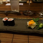 秋田牛玄亭 - 海苔巻きと雅香