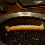 秋田牛玄亭 - 焼くと、パンパンに膨れます・・(´∀｀＊)