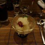 秋田牛玄亭 - 梅香（赤茄子の葡萄袖がけ）