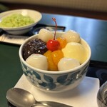 甘味処 彦いち - 白玉クリームあんみつ