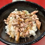 王道家直系 我道家 - 味玉ラーメン並＋チャーシューまぶし小