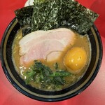 王道家直系 我道家 - 味玉ラーメン並＋チャーシューまぶし小