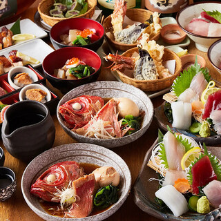 Enjoy our proud dishes with a relaxed 3-hour all-you-can-drink course!