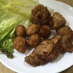 鳥大 - 揚げ物（3種）チキンボール（5個）税込504円
