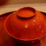 馬車道 大かわ - 蛤と山蕗の真薯の椀