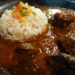 Mikazuki Curry SAMURAI.原点 - 赤ワイン仕立てのラムカレー　¥960