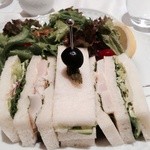 マイセン カフェ - 2014年7月ホタテグリルとルッコラのサラダサンド　1,740円