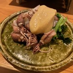 おおはま - ホタルイカとワカメと小松菜とうどのぬた