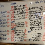 ととや料理 佗助 - 本日のメニュー