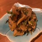 おおはま - セロリと塩昆布のレモンあえ