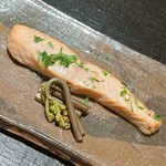 礒田 - 桜チップで燻した桜鱒