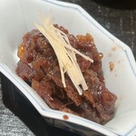 礒田 - この濃ゆい牛肉の時雨煮が大好物