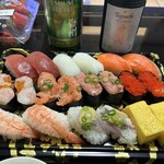 カスミ フードスクエア - お寿司20貫新鮮でボリュームもありました！