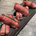 焼肉 千味庭  - 包みネギタン塩