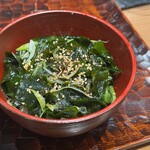 饗 くろ喜 - わかめご飯　350円