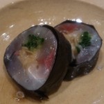 鮨　縁 - 鯵 海苔巻き