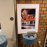 チキュウ マサラ - ドアの右の方。これがあるので空いているとわかった。