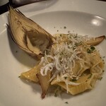 9 nove - 筍としらすのペペロンチーノ