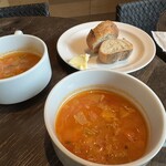 GARB pintino - スープとパン