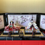 遊季の里 - エントランスの雛人形