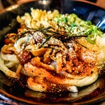 ヨコクラうどん - なめこおろしぶっかけ 薬味たっぷり