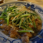 蕎房 猪口屋 - 牛スジ煮込み