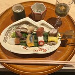 銀座 しのはら - 蛸、細魚、唐墨、など