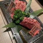和牛一頭買 焼肉 樹々 - ハラミペア盛り