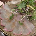 なにわフレンチびぎん - ヒラメのカルパッチョ