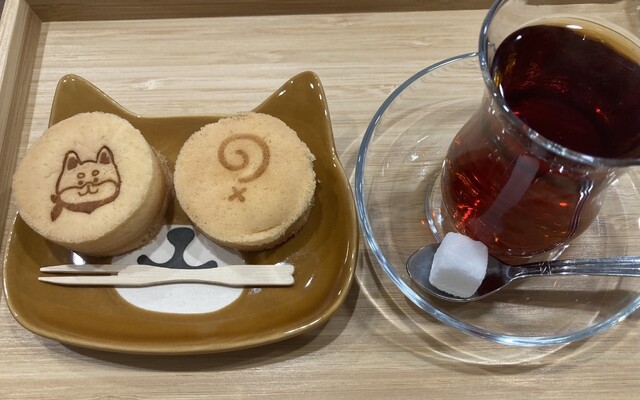 柴犬饅頭♡お茶の時間セット 杉並饅頭本舗 小町茶屋 - 代田橋/カフェ