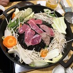 生ラムジンギスカン めいごる - 美味しく頂きました。