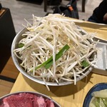 生ラムジンギスカン めいごる 三郷店 - 野菜。