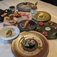 鮑、松阪牛ちょっとずつコース（全約7皿）