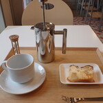 トーコーキッチン - 手作り「パンプディング」ホットコーヒー