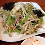 Kouan En - セットの肉野菜炒め。
