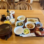 佐竹旅館 - 朝食。