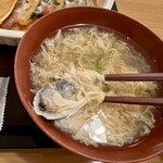 佐竹旅館 - 夕食の汁物。