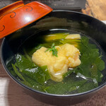 韻松亭 - 椀 おから汁