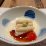 韻松亭 - お口直し 湯波刺し