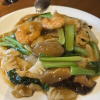 中国料理 「王朝」 ヒルトン東京 - 五目あんかけ焼きそば＠2,800円