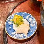 かねき - 最後に柚子のシャーベットが付いてました(写真撮り忘れ