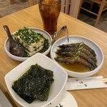 韓国料理 允矢家 - カンジャンセウ、ねぎ豆腐