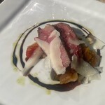 プリミ・バチ - 国産牛サーロインのタリアータ　カポナータ添え