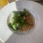 プリミ・バチ - 桜海老とルッコラのスパゲッティーニ