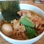 煮干しそば 虎空 - 鰹冷やしラーメン　味玉