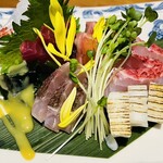 割烹 ちばな - 刺身盛り合わせ ５種