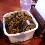 久留米ラーメン清陽軒 - 辛子高菜は少しの辛さ