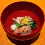 四季 粋花亭 - かぶと北寄、しんじょうの椀