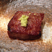 肉の匠 将泰庵  船橋本店 - 2014/7 ロース わさび醤油で頂きます。