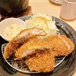 とんかつ神楽坂さくら - ブリカツ・ヒレのセット